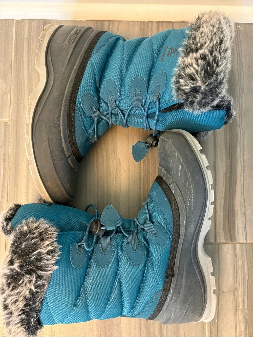 Kamik Women's Momentum 3 Waterproof Teal Winter Snow Boots Size 7 Gorpcore